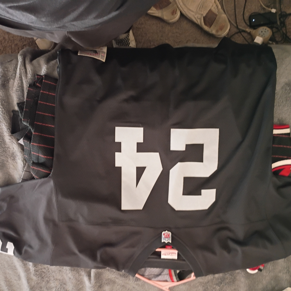 Mitchell & Ness Black NFL Jersey